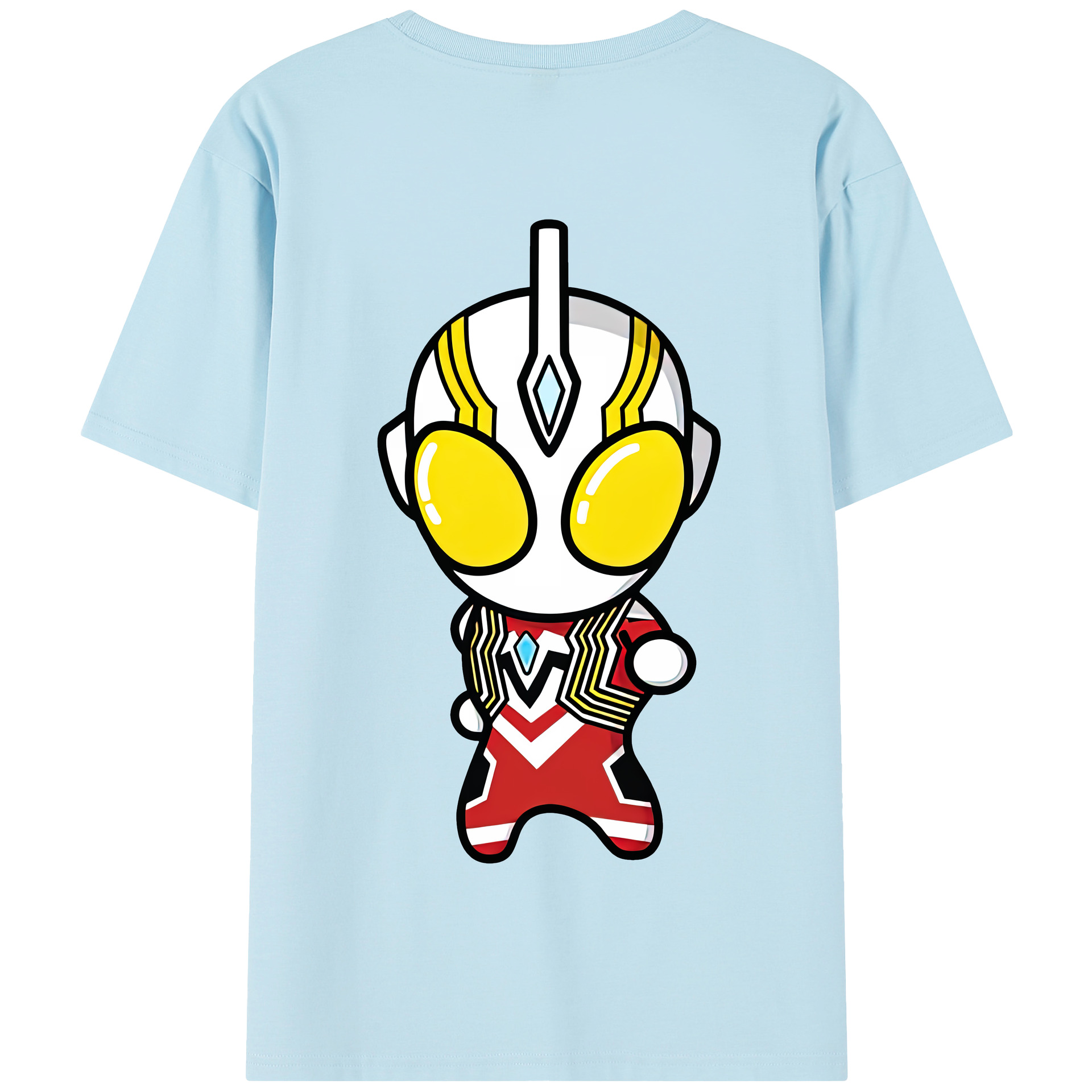 （画像用） ウルトラマン Ultraman 綿100％半袖Tシャツ（背面プリント）